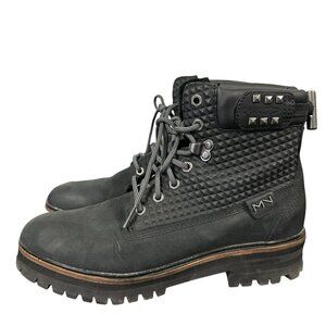 MARK Nason Los Angeles Women’s Lumber Jill Ankle Black Boot Size US 8-1/2